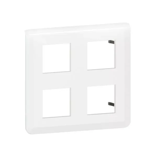 Legrand Plaque de finition Mosaic pour 2x2x2 modules blanc
