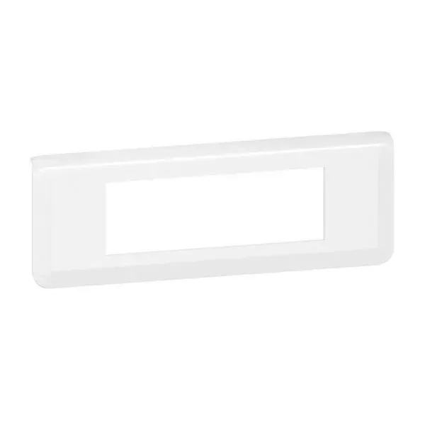 Legrand Plaque de finition horizontale Mosaic pour 6 modules blanc