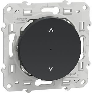 Schneider Wiser Odace - interrupteur volet-roulant - 4A - zigbee - anthracite
