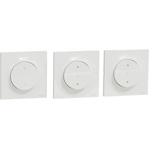 Schneider Wiser Odace - Kit commande sans fils et 2 volets roulants zigbee 3.0 encastré