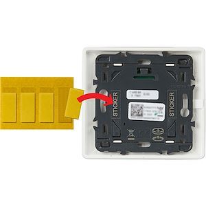 Legrand 064871 – Lot 3x4 adhésifs repositionnables pour commandes sans fil