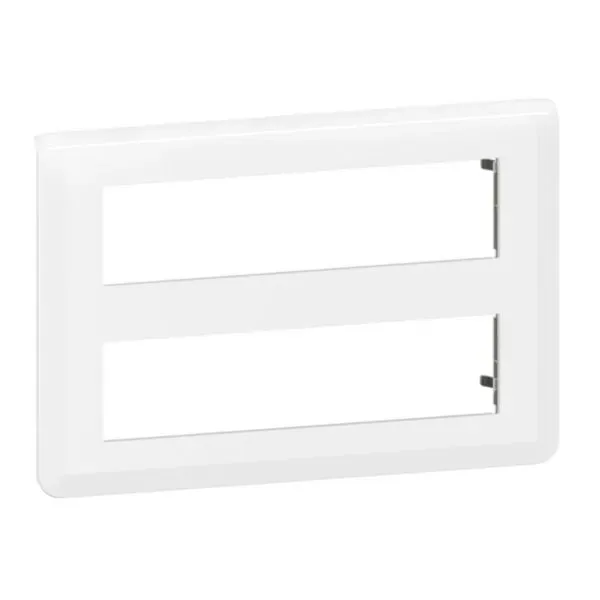 Legrand Plaque de finition Mosaic pour 2x8 modules blanc