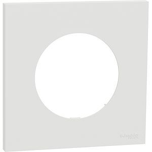Schneider Odace - plaque de finition 1 poste - couleur Blanc craie