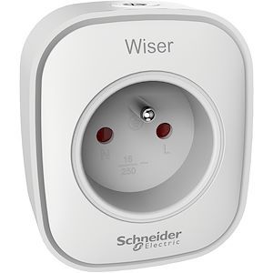 Schneider Wiser - prise connectée / répéteur zigbee 13A