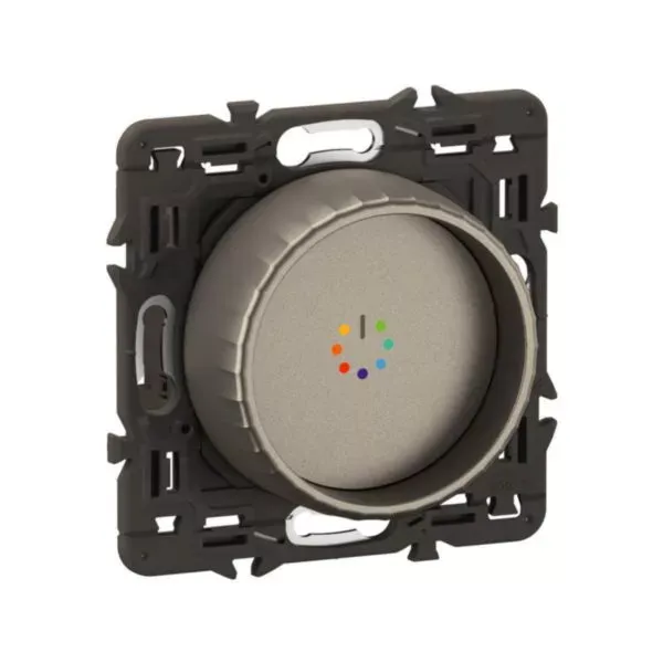Legrand CT2408 – Commande rotative éclairage couleurs Céliane Netatmo Titanium