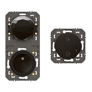 Pack démarrage dooxie with Netatmo – Va-et-vient sans fil noir