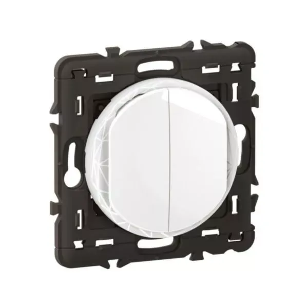 Commande double Self-e Céliane with Netatmo - Blanc